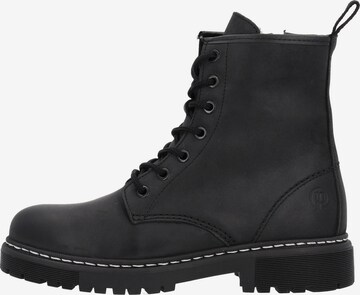 Bottines à lacets 'Montecristo' Palado en noir