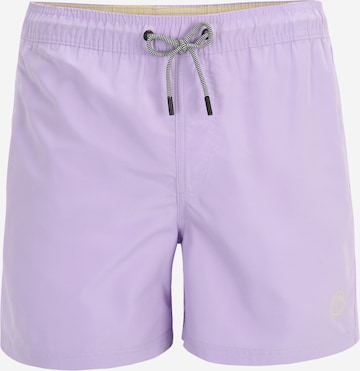 JACK & JONES Zwemshorts 'FIJI' in Lila: voorkant