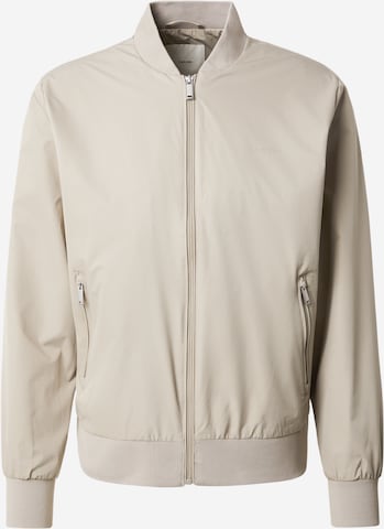 Calvin Klein - Chaqueta de entretiempo 'MATTE' en marrón: frente