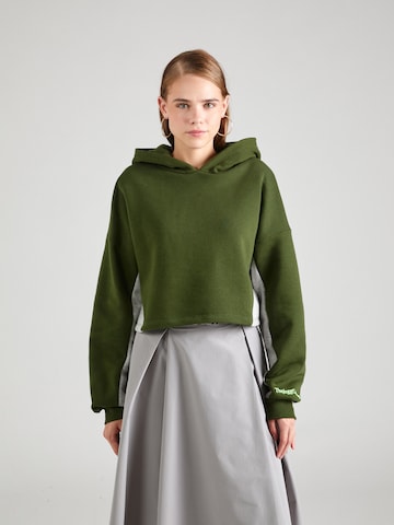 The Jogg Concept - Sweatshirt 'RAFINE' em verde: frente