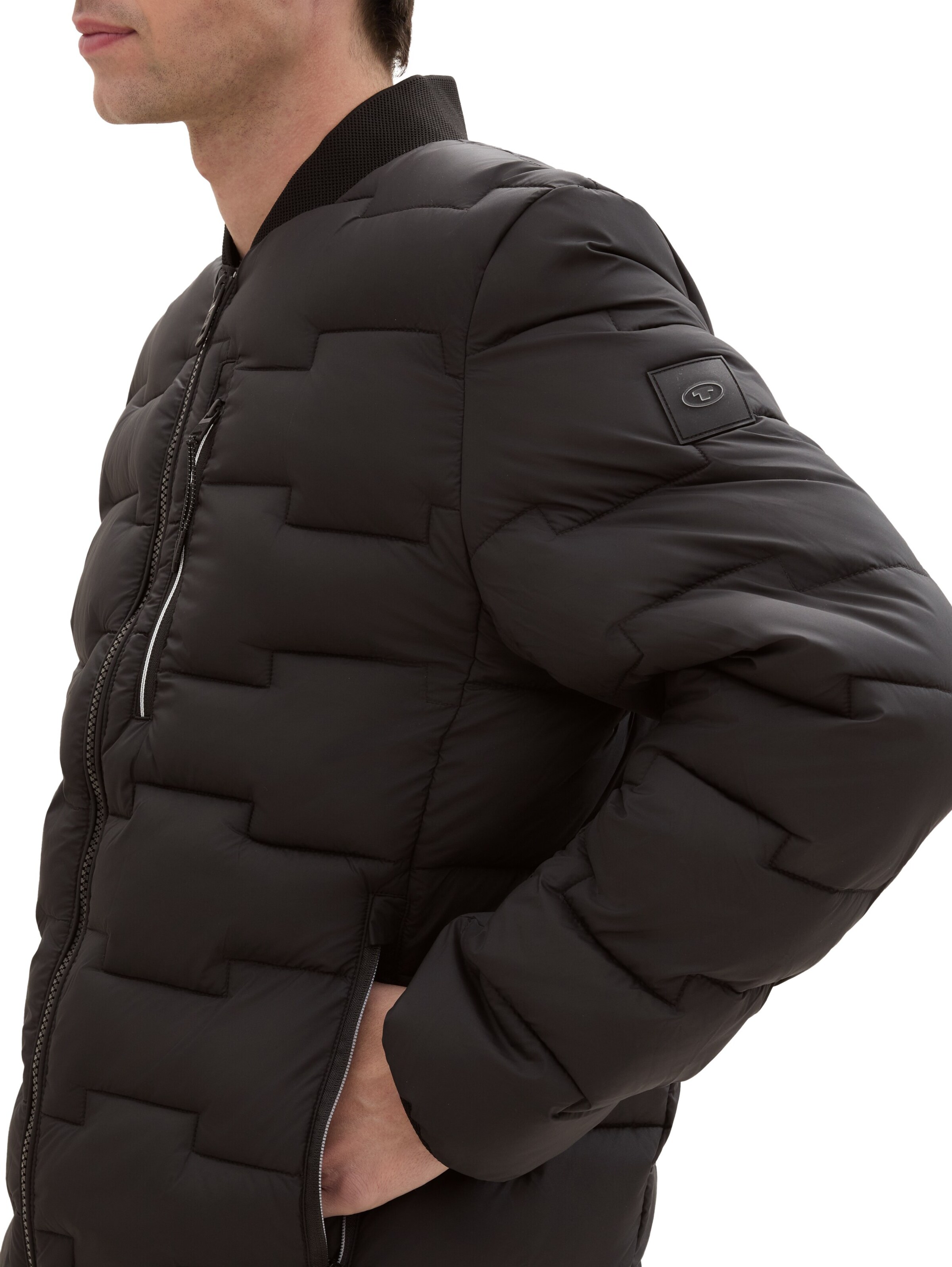 TOM TAILOR Jacke in Schwarz