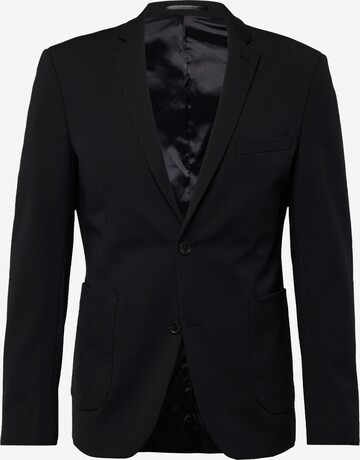 Coupe slim Veste de costume ESPRIT en noir : devant