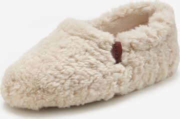 Elbsand Slippers in Beige: front