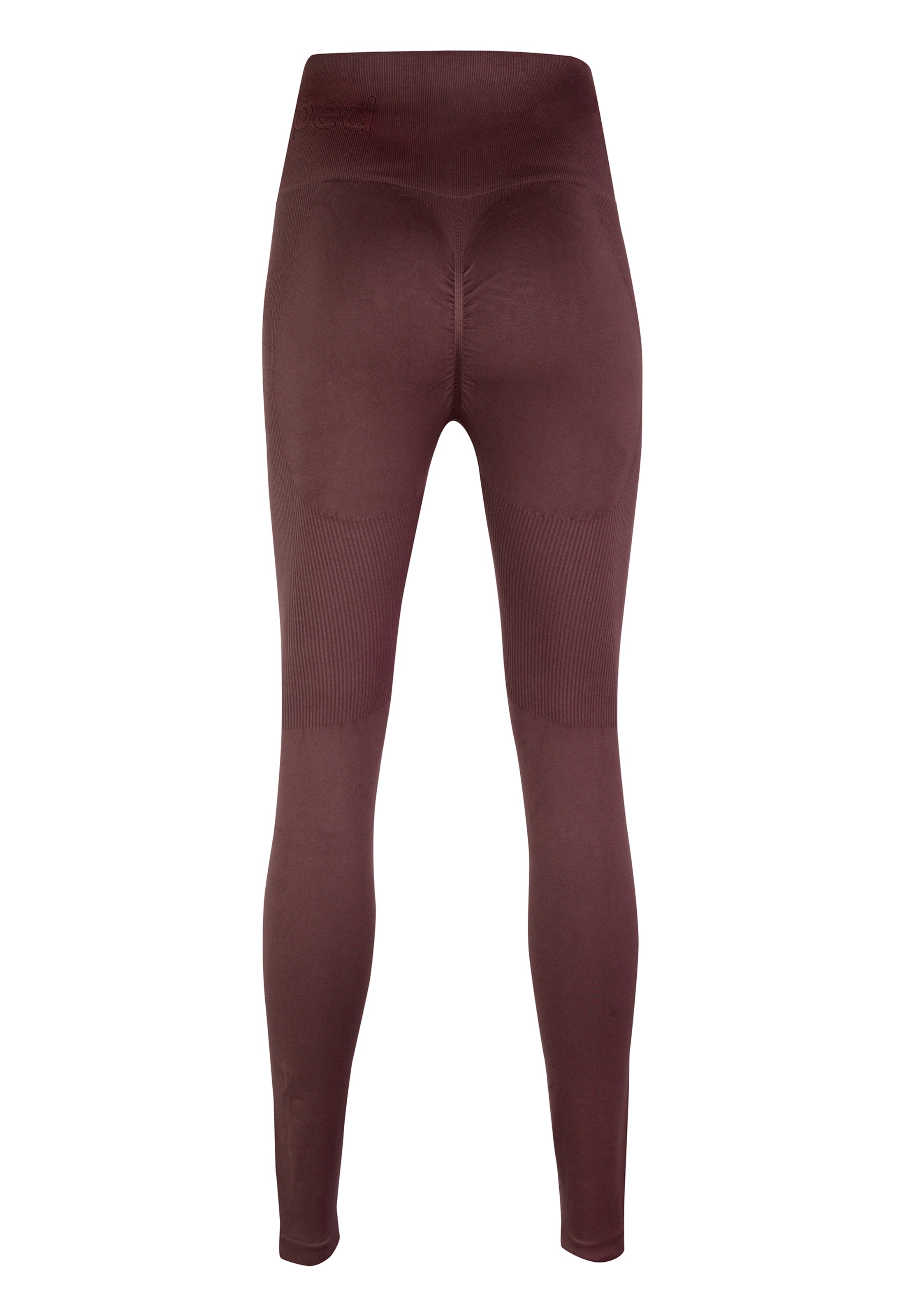 BeShaped Skinny Workout Pants 'Lichaam Boost' in Brown