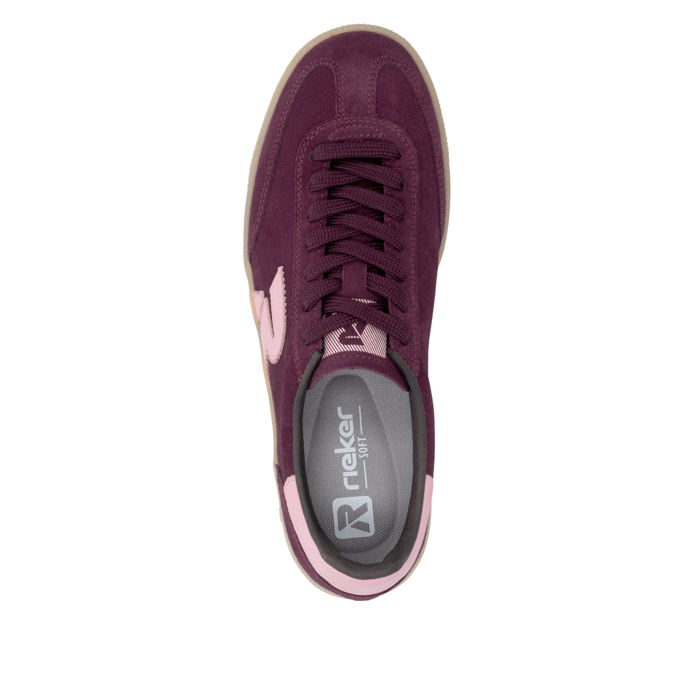 Baskets basses 'San Diego' Rieker Sport en rouge