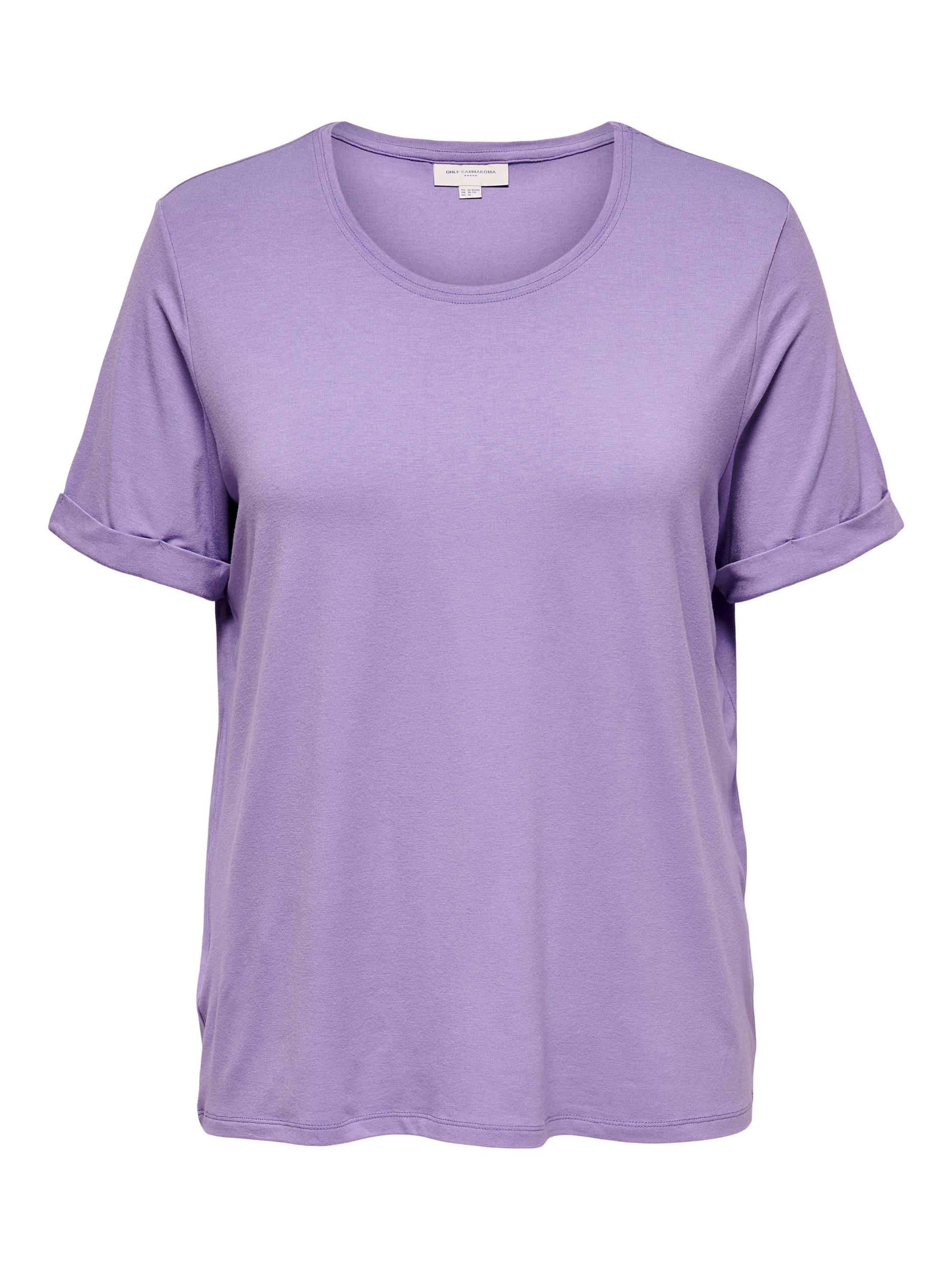 Odzież Plus size ONLY Carmakoma Koszulka w kolorze Fioletowym 