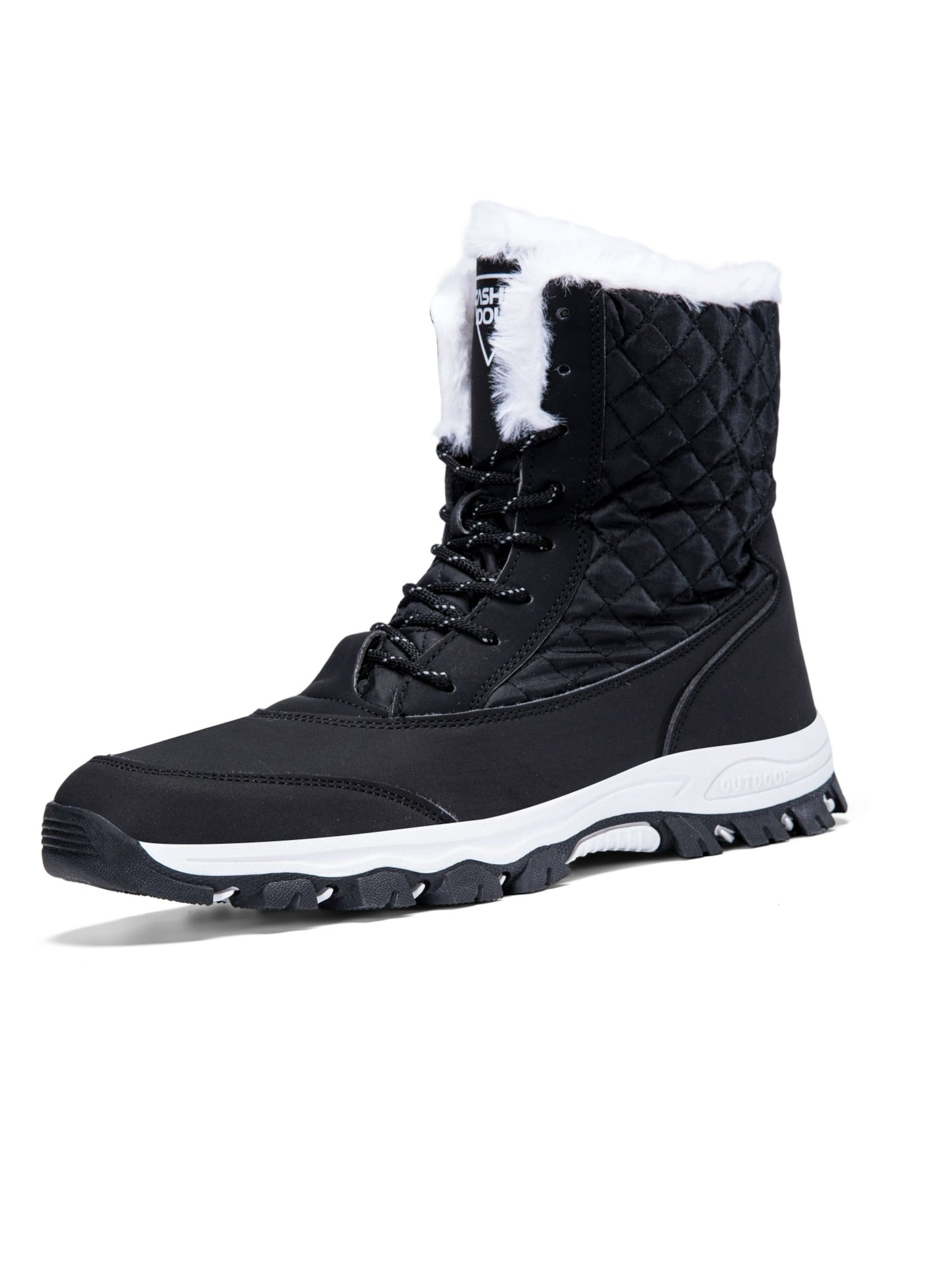 HUSKSWARE Snowboots 'Alltag und Schnee'‌ in Schwarz: Vorderseite