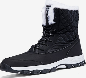 HUSKSWARE Snow Boots 'Alltag und Schnee' in Black: front