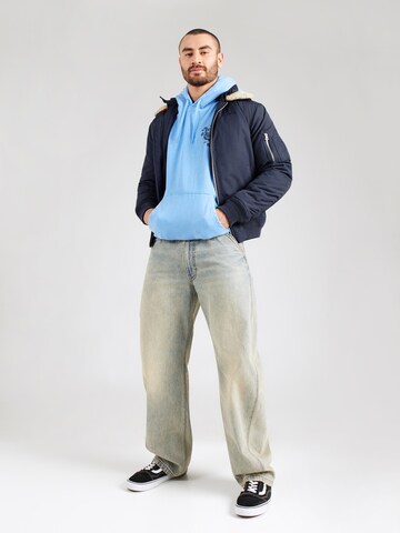 mėlyna VANS Megztinis be užsegimo 'Scratched Records'