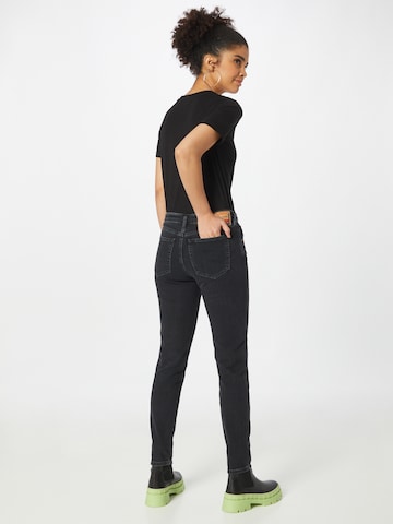 DIESEL Slimfit Jeans 'BABHILA' in Zwart