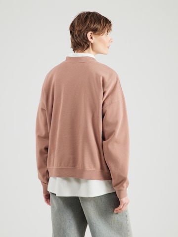 ROXY Μπλούζα φούτερ 'LINEUP' σε καφέ