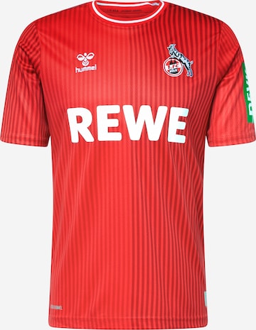 Hummel Performance Shirt 'FC Köln 23-24 Auswärts' in Red: front