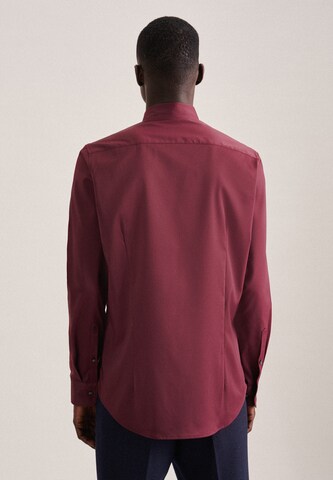 SEIDENSTICKER Slim Fit Hemd in Rot