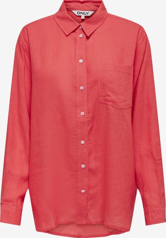 Camicia da donna 'TOKYO' di ONLY in rosso: frontale