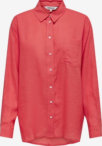 Camicia da donna 'TOKYO' di ONLY in rosso: frontale