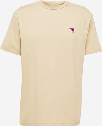 T-Shirt Tommy Jeans en beige : devant