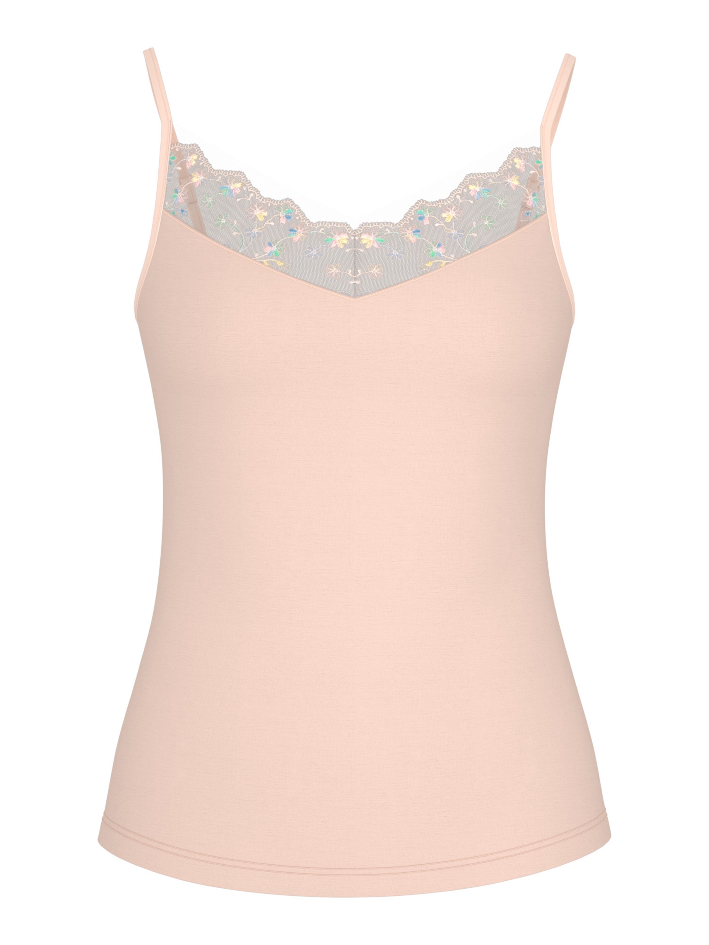 Mey Slaapshirt 'Delighted' in Oranje: voorkant