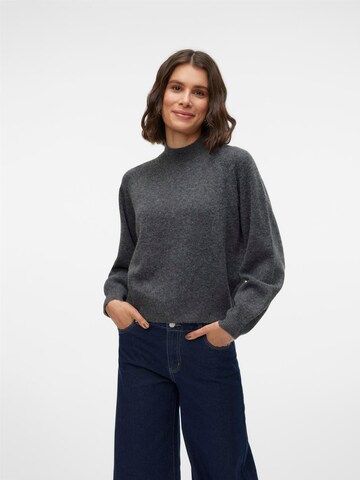 VERO MODA Kampsun 'Leaf', värv hall: eest vaates