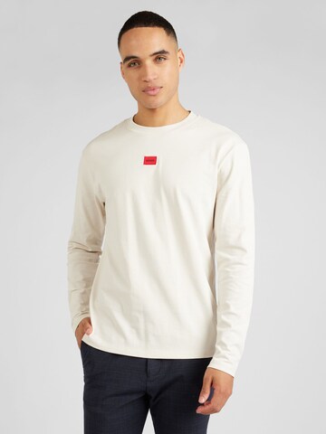 HUGO Shirt 'Diragoto' in Wit: voorkant