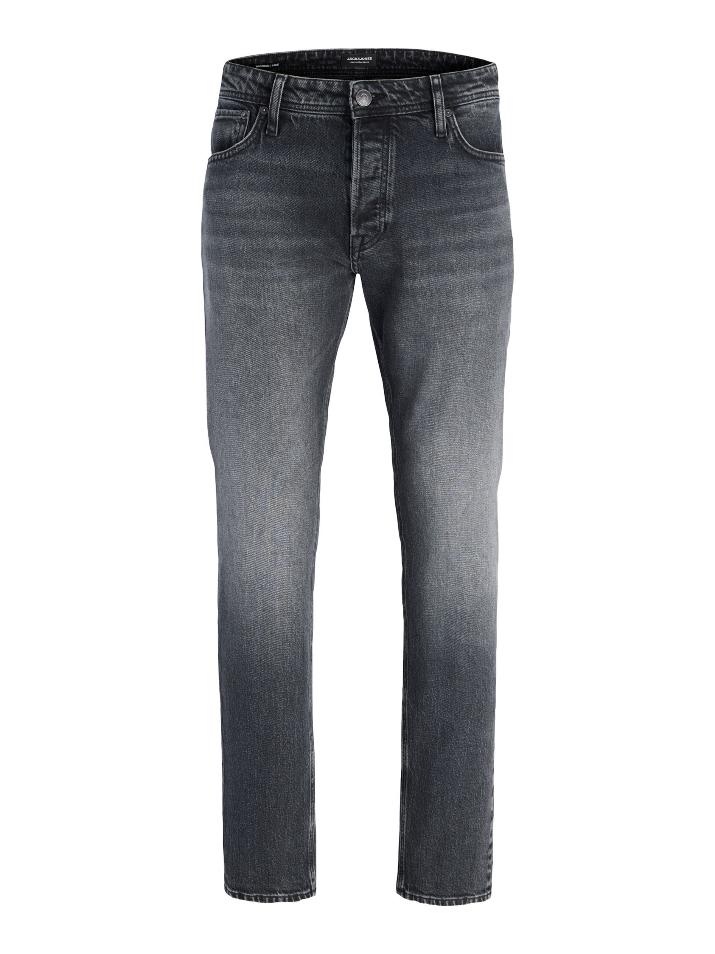 JACK & JONES - regular Vaquero en negro: frente