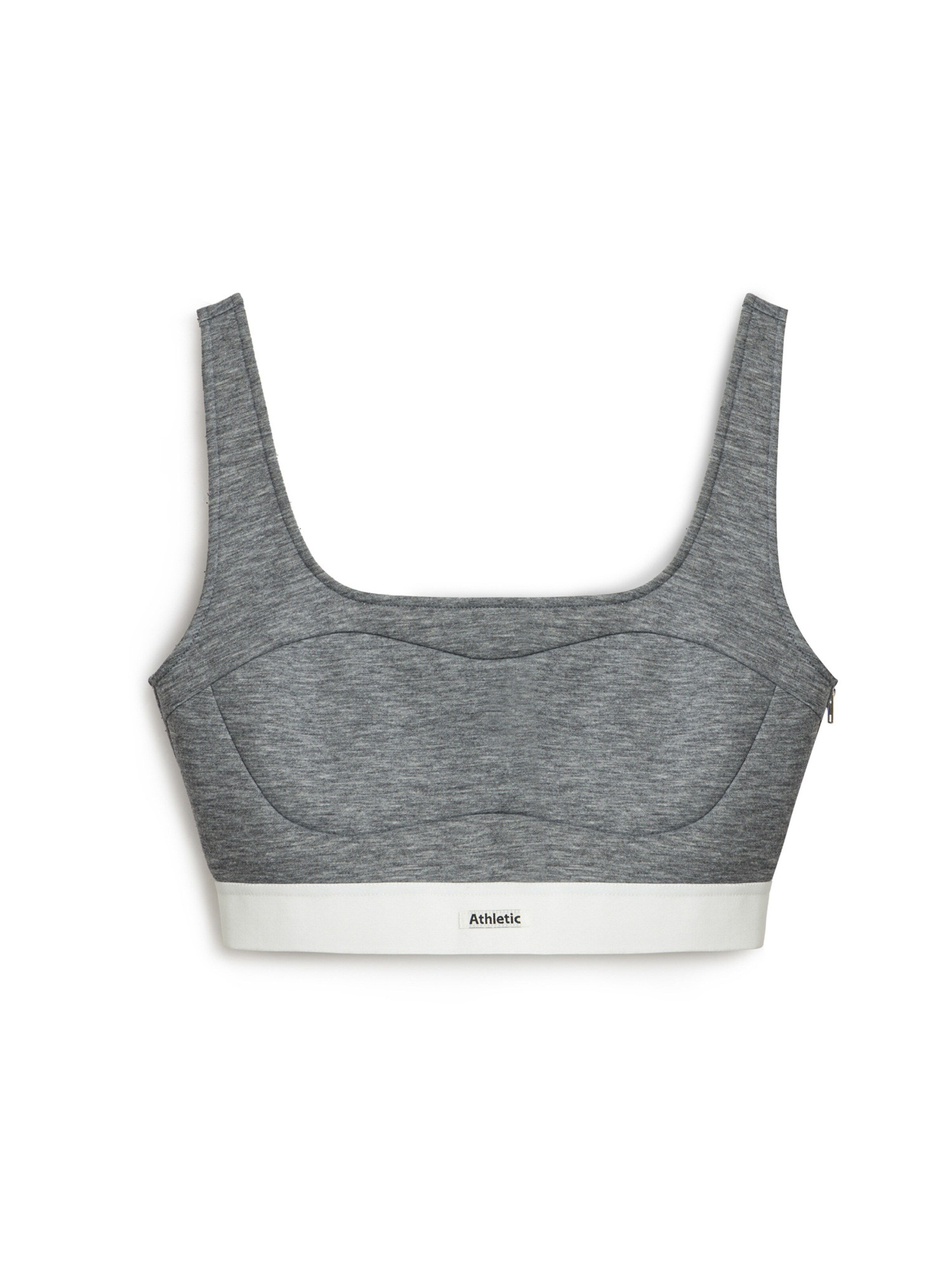 Twist Bustier BH in Grijs: voorkant