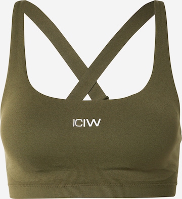 žalia ICANIWILL Biustjė Sportinė liemenėlė: priekis