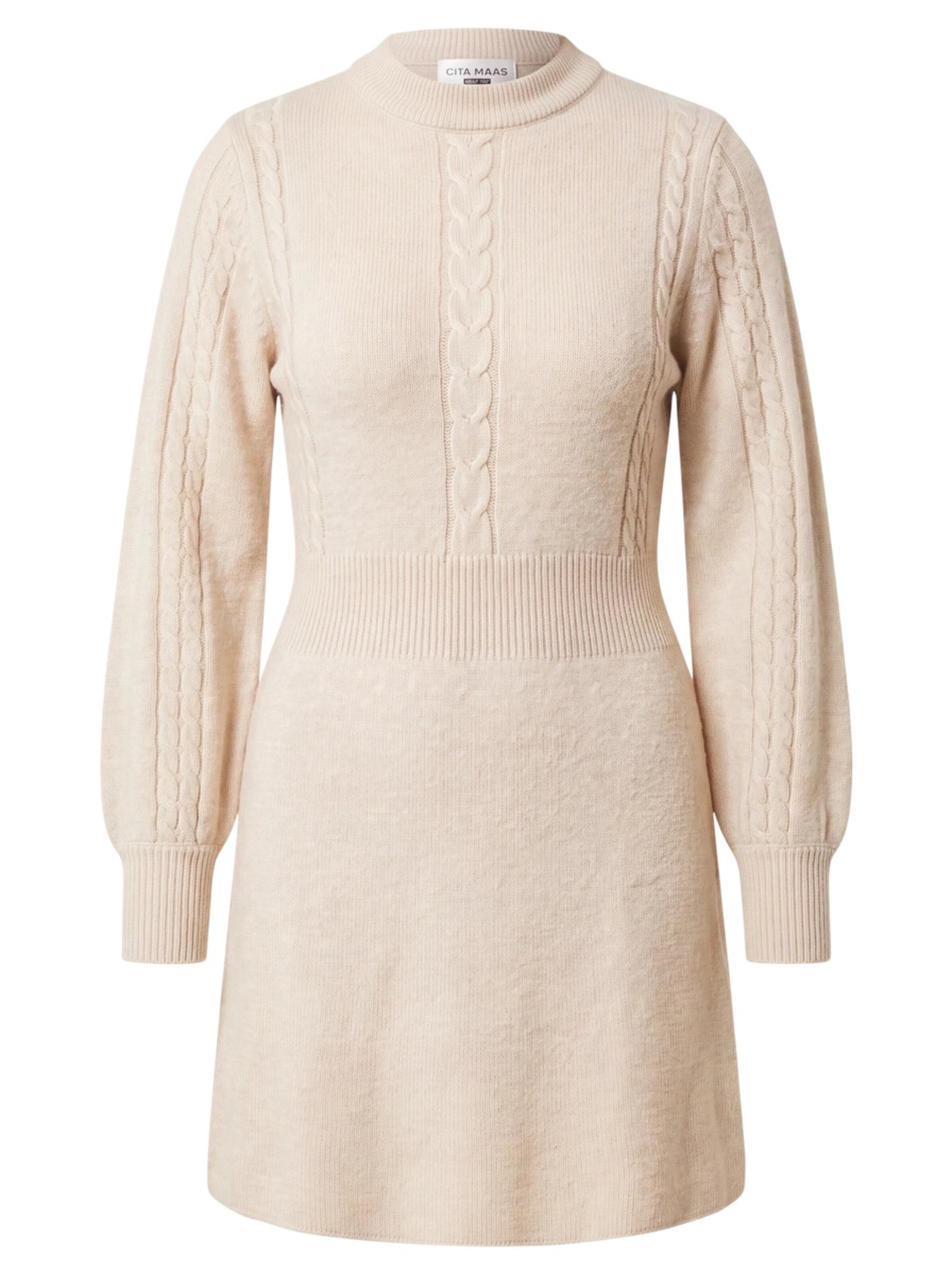 Abito in maglia di CITA MAASS in beige: frontale