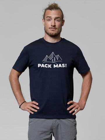 T-Shirt 'Pack mas!' Watapparel en bleu : devant