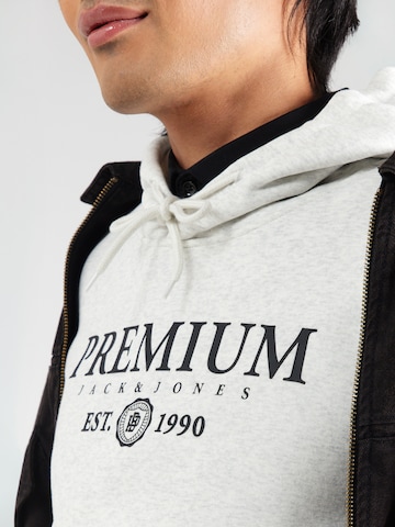 Felpa 'CHARLES' di Jack & Jones Premium in bianco