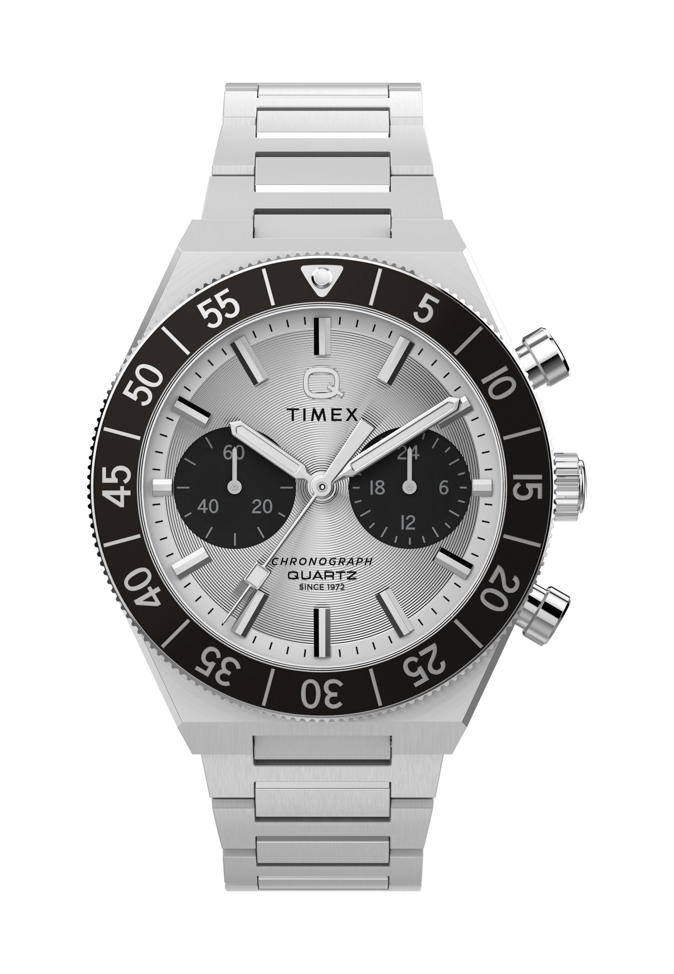 TIMEX Montre à affichage analogique en noir / argent, Vue avec produit