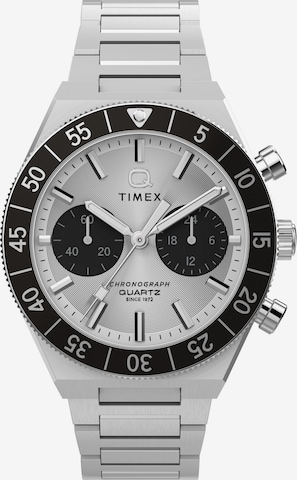 Montre à affichage analogique TIMEX en argent : devant