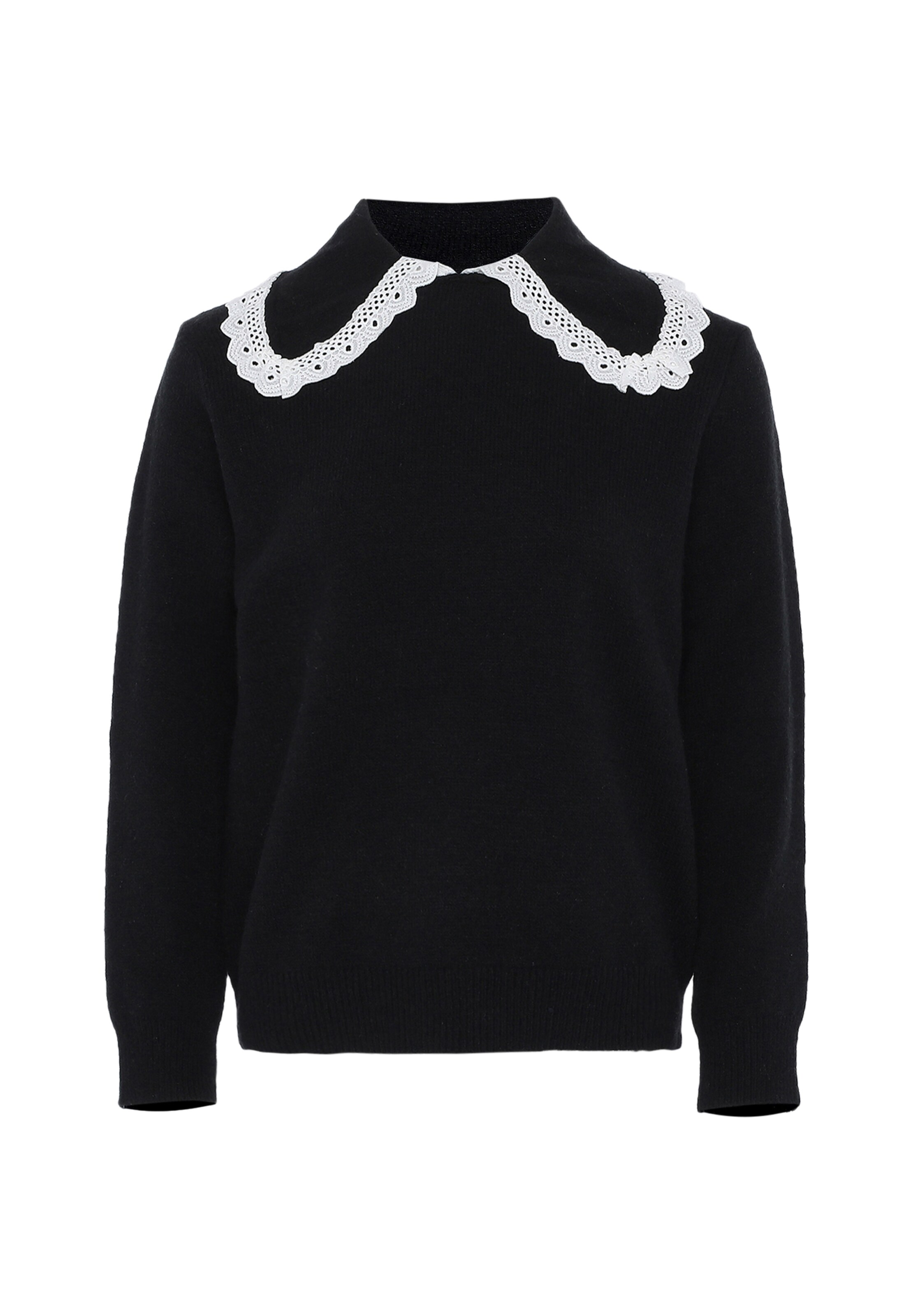 Pull-over NAEMI en noir : devant