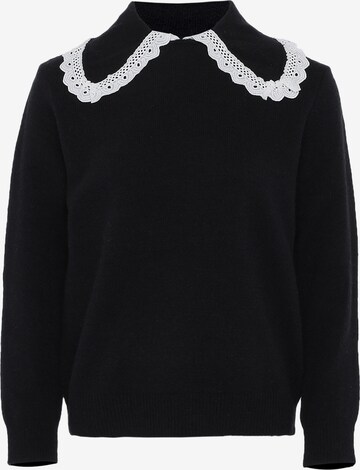 Pull-over NAEMI en noir : devant