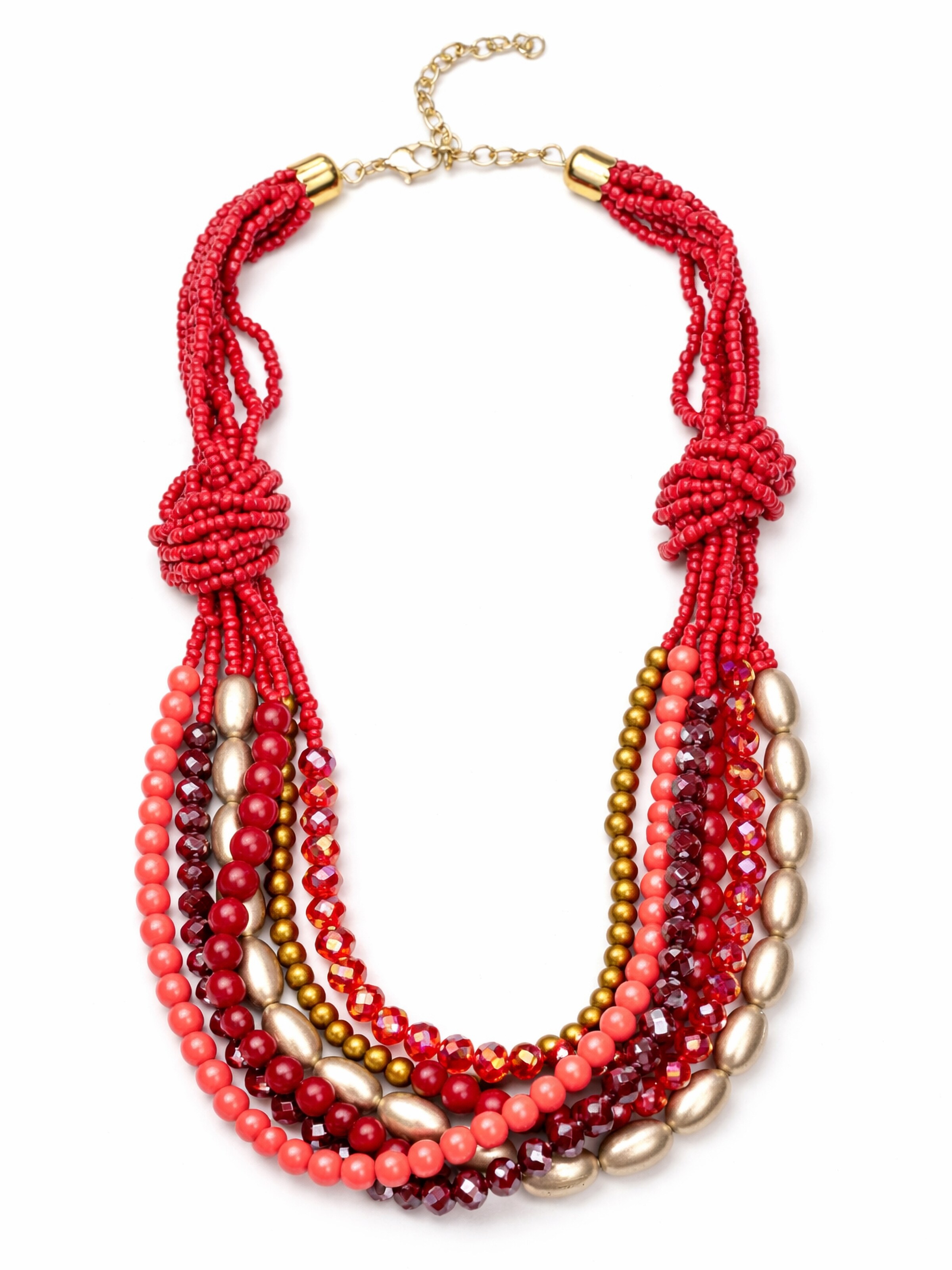 COLLEZIONE ALESSANDRO Necklace 'Nele' in Onesize in Red, Item view