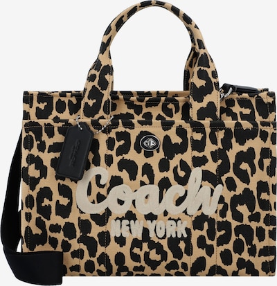 COACH Ručna torbica 'CARGO TOTE BAG WITH LEOPARD PRINT' u boja devine dlake (camel) / ecru/prljavo bijela / crna, Pregled proizvoda