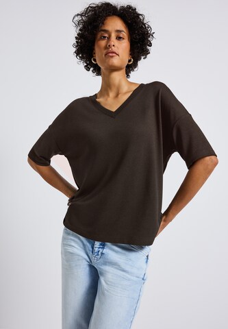 STREET ONE Shirt in Brown: front