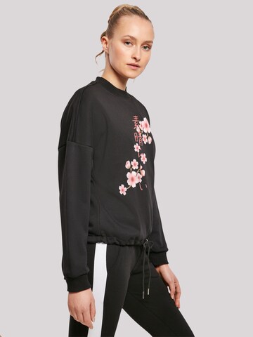 Sweat-shirt 'Kirschblüten Asien' F4NT4STIC en noir