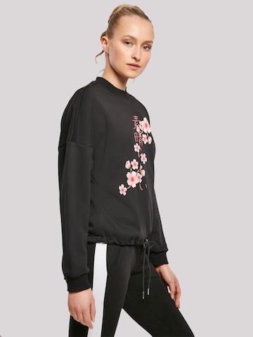 F4NT4STIC Sweatshirt 'Kirschblüten Asien' in Zwart