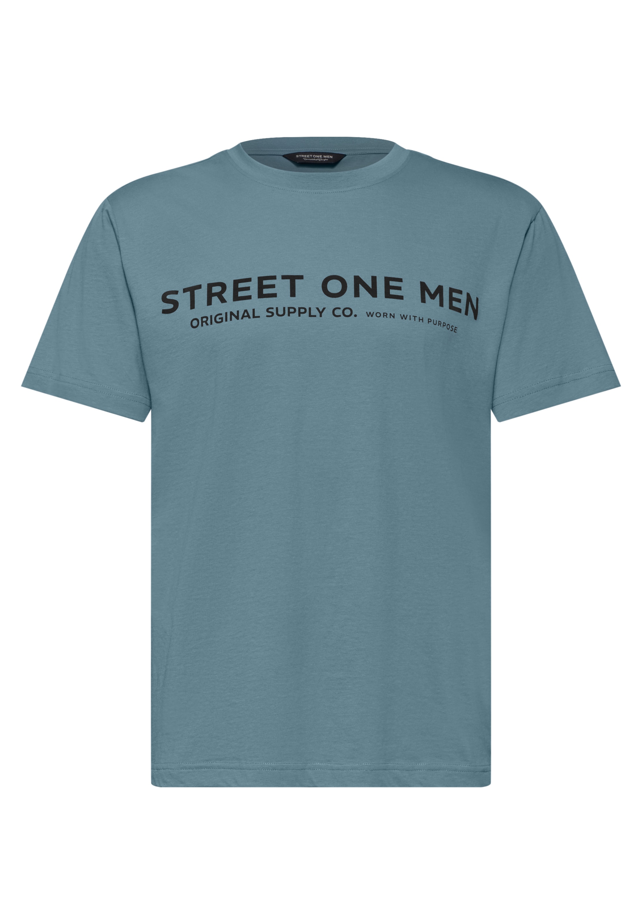 Street One MEN Shirt in Blue: front