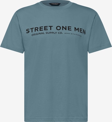 Street One MEN Shirt in Blue: front