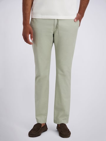 PIERRE CARDIN Regular Chino trousers in Green: front