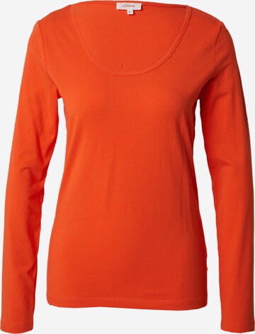 s.Oliver Shirt in Orange: front