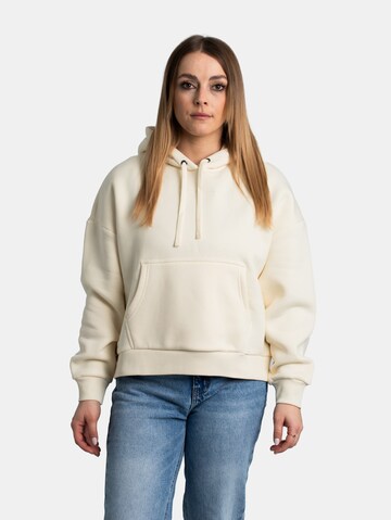 Karl Kani Sweatshirt 'Small Signature' in Weiß: Vorderseite