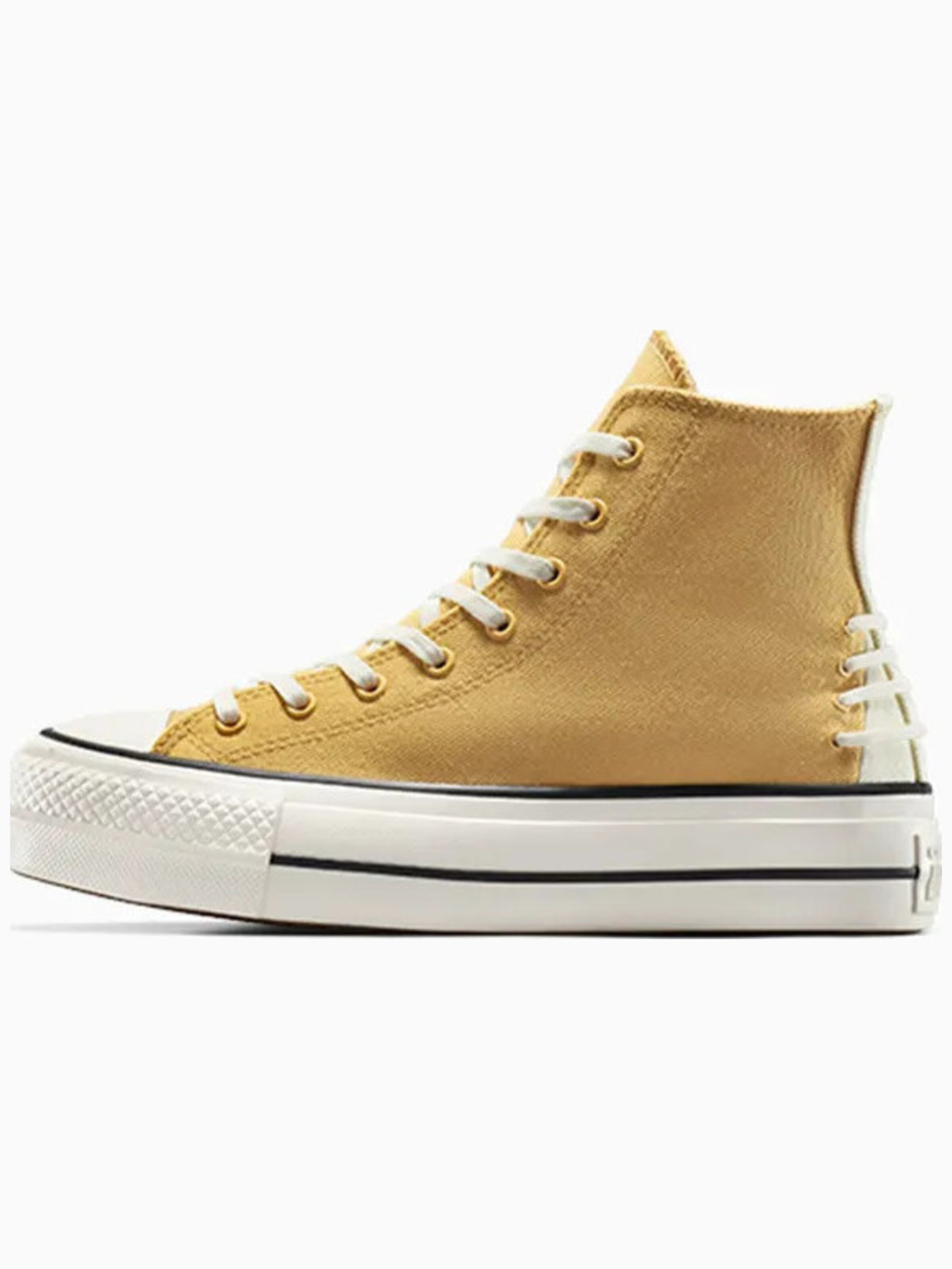 CONVERSE - Zapatillas deportivas altas 'Converse Chuck Taylor All Star Lift Platform Crafted Laces' en beige