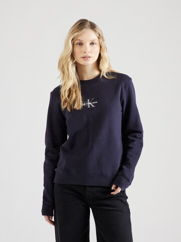 Calvin Klein Jeans - Sweatshirt em azul: frente