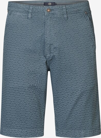 Pantaloni eleganți Petrol Industries pe albastru fumuriu / verde petrol, Vizualizare produs