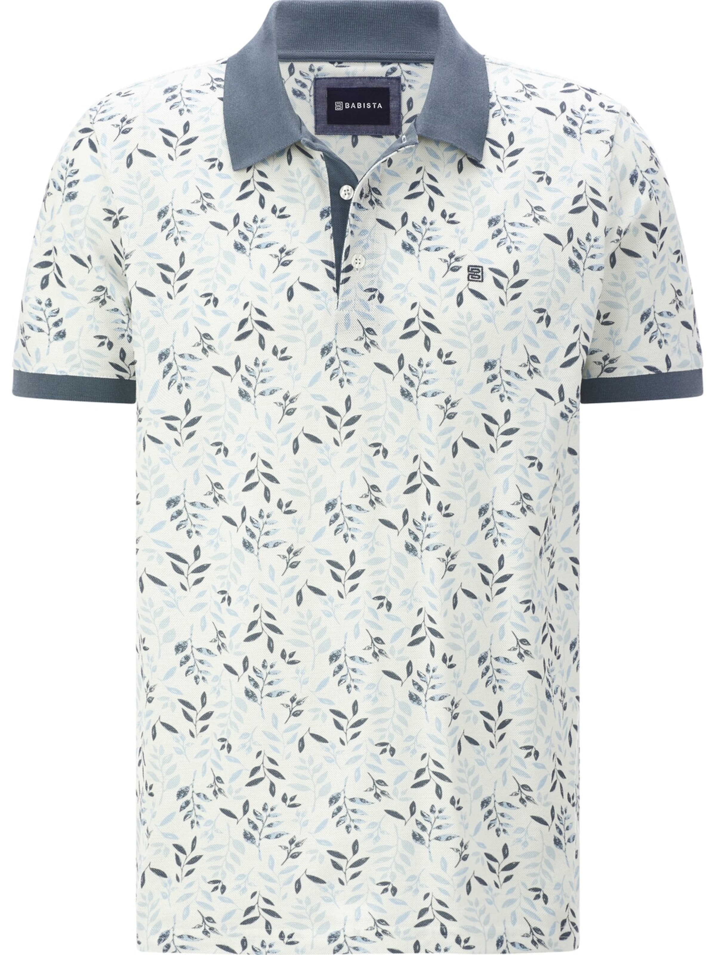 BABISTA Poloshirt ' Jaldor ' in Weiß: Vorderseite