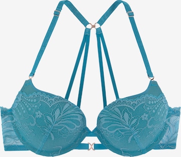 LASCANA Push-up Bra in Blue: front