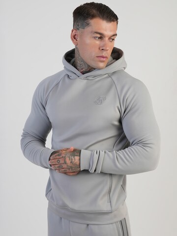 SikSilk Sweatshirt 'Muscle' in Grey: front