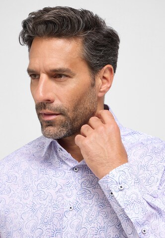 ETERNA Comfort fit Button Up Shirt in White